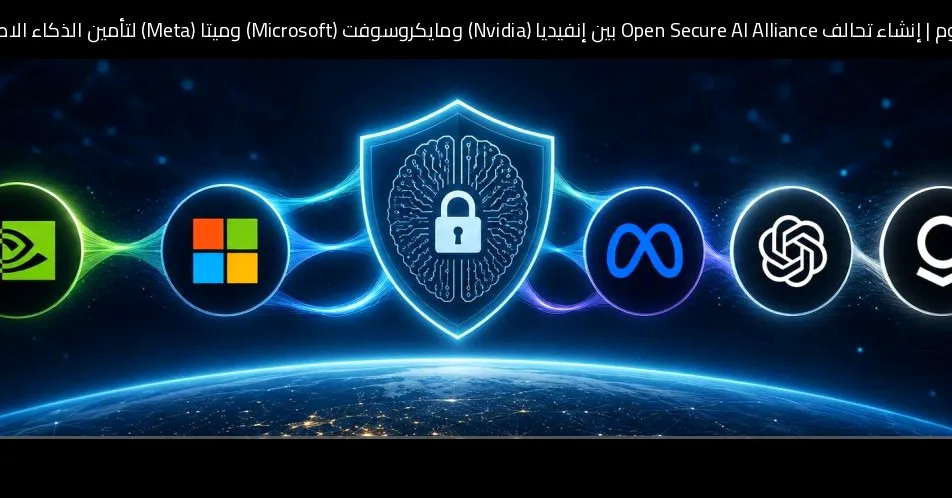إنشاء تحالف Open Secure AI Alliance بين إنفيديا (Nvidia) ومايكروسوفت (Microsoft) وميتا (Meta) لتأمين الذكاء الاصطناعي المفتوح