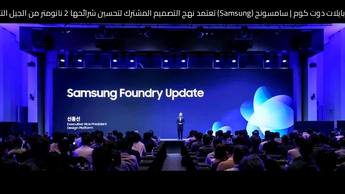 سامسونج (Samsung) تعتمد نهج التصميم المشترك لتحسين شرائحها 2 نانومتر من الجيل التالي